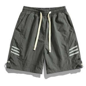 Shorts maschile Sumpi Shorts casual Strip 2023 Shirt Sports Sports Pants Jogging Mens Qi Ji Dry Board J240426