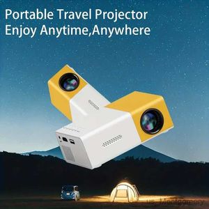 Projectors YG300 Pluged Plug-in Plughor Projector يدعم 1080 بكسل TV عالية الدقة USB TF SD Outdoor Home Theater Movie Pro