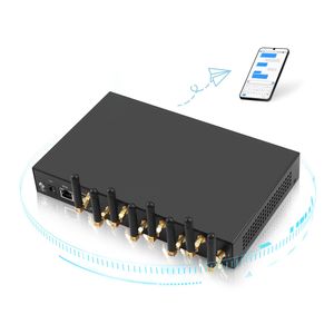 Modems 4G LTE 8 Антенн -канал Антенн -канал Высокий сигнал сигнала беспроводного модема SMPP API Анализ данных API и система уведомлений о SMS DROP D OTELE