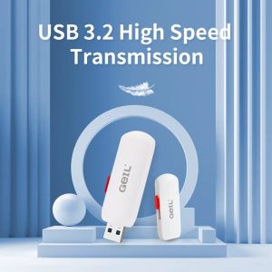 Drives Pendrive USB 3.2 Gen1 Flash Drive 32GB 64GB 128GB 256GB 512GB Storage Device GeIL GH320 High Speed Memory Stick for Computer