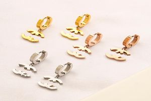 18k Goldplated Earrings 925 Silver Women039S Geometric Charm Love Earring Luxury Designer Earrings Fashion Märke smycken Desig9522489