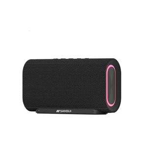 Sansui T88 Högeffekt 20W trådlös Bluetooth-högtalare bärbar utomhus subwoofer TWS Stereo RGB Light Hands-Free Call/FM/TF Card