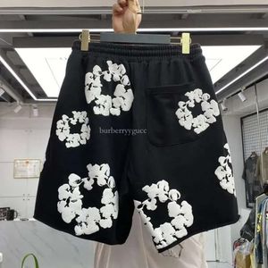 Short Mens Designer 2024 Puff Cotton and Women's Fashion Street Pants Men's Holiday Beach Shorts Multicolor Sweatpants Clothing