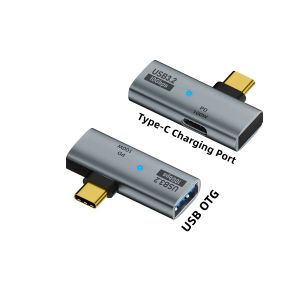 Accessori USB Typec OTG 2IN1 Adapter con ricarica PD 100W Compatibile per Switch Deck Deck Switch Chromecast Google TV MacBook PC Mobile