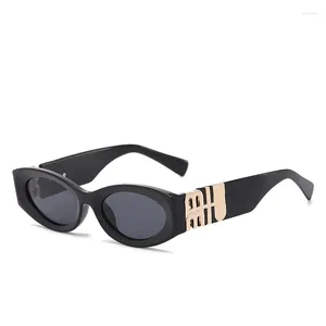 Солнцезащитные очки винтажные треугольники кошачий глаз женщины личность