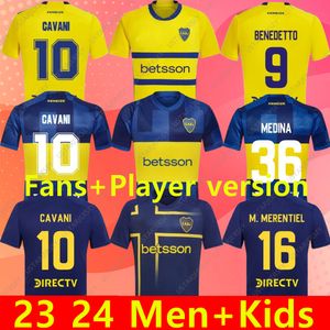 Cavani Boca Juniors Soccer Jerseys 2023 2024 2025 Maradona Benedetto Marcos Rojo Carlitos de Rossi Tevez Salvio Barco Janson Medina 20 21 22 23 24 25 fotbollsskjorta