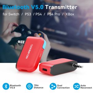 Adapter Soomfon Bluetooth 5.0 Sender Wireless Audio -Adapter für Nintendo Switch Lite 3,5 mm Buch