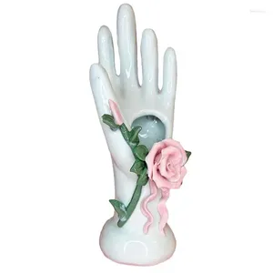 Wazony wazon ręczny dla kwiatów dekoracyjny kształt sztuki stołowy kwiatowy stacjonar