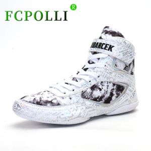 Stivali scarpe da boxe professionali per stivali da wrestling unisex uomini donne marchi di lusso da combattimento di scarpe da boxe grandi boxe boxing stivali da boxe