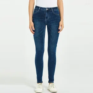 Jeans femininos Push para as mulheres 2024 calças jeans de mulher magra clássica de cintura média Mujer Pantalon femme 3xl 4xl