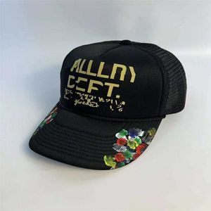 Trucker Caps Neu 2023 Fashion Design Flowers Street Hats Baseball Cap Ball Caps für Mann Frau Verstellbare Eimerhut Mützen Kuppel