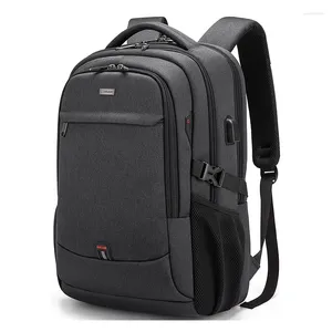 Backpack Oxford Business Bolsas de alta qualidade Sacos resistentes à água Men com capacidade de porta multifuncional grande laptop grande