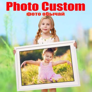 Craft Huacan Photo Bordado de diamante personalizado Pintura de cristal redondo de diamante cruzado Cross Stitch Diamond Mosaic Kits Birthday Gift