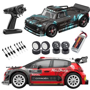 Cars MJX Hyper Go 1/14 High Speed On Road RC Rally Car With Gyro Metal Chassis Extra Drift Wheel 14301 14303 Brushless Racing Vehicle