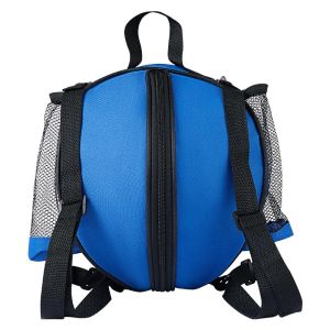 Basketbol su geçirmez futbol voleybol depolama torbası taşınabilir yuvarlak şekilli örgü basketbol çantası açık spor futbolu taşıma çantası