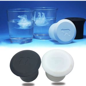 Strumenti Silicone Ice Cube Stampo Penguin Polare Orso Polare Stampi ghiacciati Bar 3D Vassori cubetti di ghiaccio per cocktail succo di succo accessori da cucina