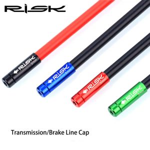 Delar Risk Aluminiumcykelkabel Husen End Caps för MTB Cykelbroms Kabelrör Skiftare Kabel Tips Täck Bike Derailleur Accessories