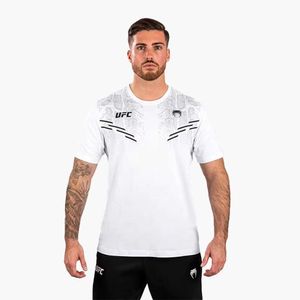 T-shirt maschile 2024 New Mens Sports Boxing Short Short Casual Running T-shirt traspirante a collo rotondo corto top j240426