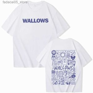 Мужские футболки Wallows Music Album Fan Rock Funt O-образная футболка с короткими рукавами Unisex Q240426