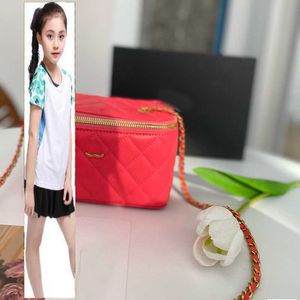 Çocuk çantaları moda kadın mini makyaj çantası deri elmas altın donanım metal c buckle lüks el çantası matelasse zincir crossbody çanta tasarımcısı küçük altın top da debriyaj