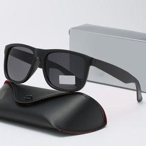 Free Shipping Classic Vintage Sunglasses Black Square Fishing Shades Luxury Men Women Sun Glasses With Box and Case