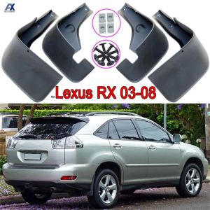 Stoßstangen Car Mutguard für Lexus Harrier RX300 RX330 RX350 RX400H XU30 20032008 Kotflügel Mud Guard Flap Splash Mutguard 2004 2005 2007 2007