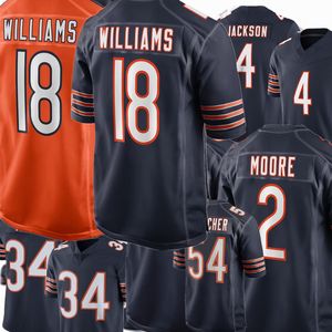 18 Caleb Williams 15 Roma Odunze 34 Walter Payton 85 Cole Kmet 2 DJ Moore 4 Eddie Jackson 54 Brian Urlacher 89 Mike Ditka 51 Dick Butkus 98 Montez Ter Futbol Formaları