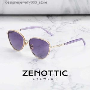 Солнцезащитные очки Zenottic Butterfly Sunglasses для мужчин с сплавными покрытиями, за рулем Shadow Cat Eglasses UV400 Стакан солнцезащитные очки 2023 2024 Q240425
