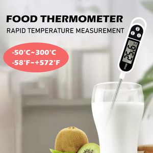 Kök Digital mattermometer Meat Cake Milk BBQ Matlagning Hushållens termometer Probe Gauge Electronic Oven Tool 240415