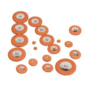 Saxofon 27st/Lots Bariton Saxophone Pads Cushion for Saxophonist (Orange)