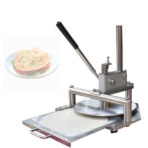 Maiou Pizza -Teig Pressmaschine rundes Pfannkuchen -Teig -Pressemaschine Edelstahl Manual Teig Pressmaschine