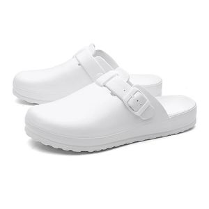 Unisex sjukhus tofflor eva nonslip sandalskor arbete bär läkare ammande trosor män sommarlaboratorium skrubb SSANDAL 240415