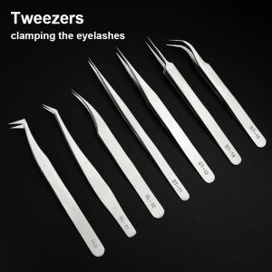 Tools Eyelashes Tweezers SA ESD GL ST Series 302 Stainless Steel For Gripping False Eyelash Extentions Makeup Tools