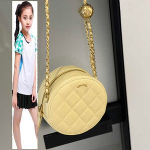 Çocuk çantaları yuvarlak kek mini kadın makyaj çantası 12cm vintage fermuar para çantası altın top ayarlanabilir zincir lüks çanta vintage crossbody omuz çantası akşam debriyajı poc