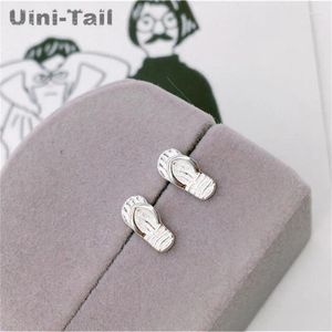 Stud Earrings 925 Tibetan Silver Cute Cartoon Slippers Wholesale Korea Funny Simple Jewelry Summer Products ED547