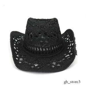 Chapéus largos de palha naturais chapéu de cowboy homens homens madeiras feitas à mão para Lady Tassel Summer Western Sombrero Hombre salva -vidas 779