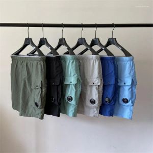 New Summer Men's Casual Quick Drying Nylon Overalls Beach Shorts Youth Student Tide Brand Five Quarter Pants CP Men's Wear