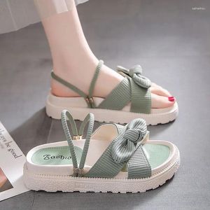 Casual Shoes Platform Slippers Outdoor Bow Asian Size Designer Anti Slip And Low Price Sale Comfortable Elegant Luxury Shoe