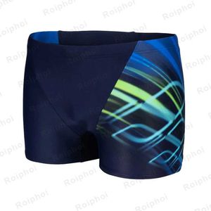 Męskie szorty męskie kostium kąpielowy Jammer Endurance Training Sports Swimsuit Racing Sztafin Swimsuit Swimsug Swimpit Swimsuit Swimsuit Jammer J240426