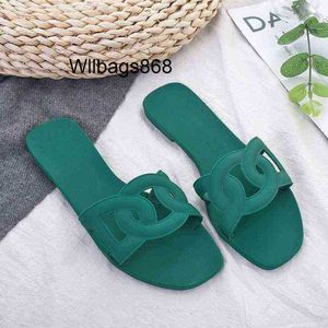 Designer Family Slippers Luxury Chain with Girl Lady Beach Sandals Fashion Travel Have Logo