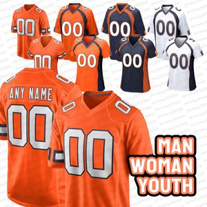 Peyton Manning 2 Patrick Surtain II Fußball -Trikot Javonte Williams John Elway Courtland Sutton Marvin Mims Jr. Riley Moss Alex Singleton Quinn Meinerz Zach Allen