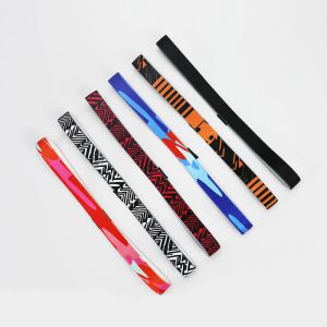 Yoga 6pcs Candy Color Women Men Yoga Hair Bands Sports pannband Nonslip Running Elastic Rubber Sweatband Football Hair Accessories