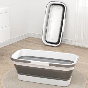 Basins Caldo portatile Portibile Crollo pieghevole silicone secchio pieghevole cesta cesto secchio di stoccaggio campeggio da viaggio per esterno