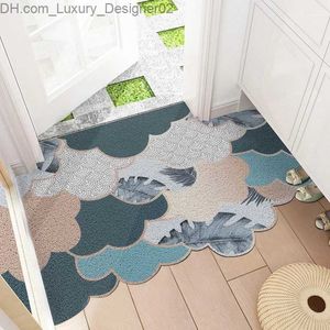 Tappeto tappeto tappeto bagno porte di halloween non slip pvc moquette modello personalizzabile ingresso a forma fai -da -te q240426