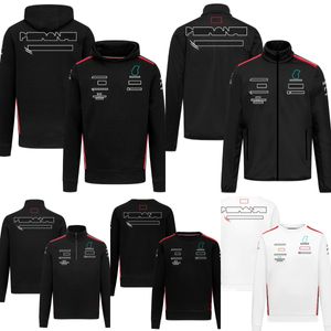 2023 F1 Hoodie Formel 1 Officiell Black Hoodie Sweatshirts Nytt säsong Team Uniform Racing Clothing Samma mäns Loose Hooded Sweat