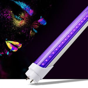 T8 Tubes G13 LED UV 395-400NM 2ft 3ft 4ft 4ft 5ft 22w AC100-240V Lights 144leds