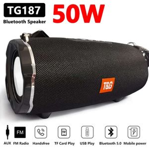 TG187 50W High Power Caixa de Som Bluetooth Waterproof Waterproof Porderoof COUNTORLE DO PC Computer Speakers Subofer Music Center