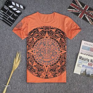 Summer Men's Clothing Trendy T-shirt and Handsome Youth Half Sleeved Bottom Shirt men tshirts fashions