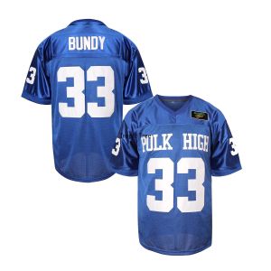 Futebol Al Bundy Jersey 33 Jersey de futebol da High School Polk casada com crianças Jersey de cosplay US Sxxxl