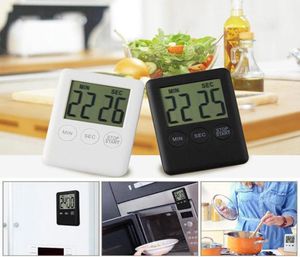 Relógios da mesa de mesa soltar o lembrete do timer digital Alarm LCD Cozinha Cozinha Conteúdo Grande Countdown Up Loud12416427